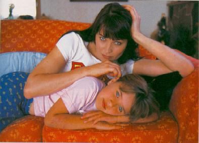 Lucy Lawless and daughter Daisy